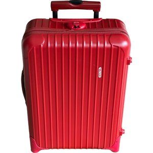 RIMOWA Luxury Travel Bag. Cabin Carry-On 24H  Red " Vintage Excellent"